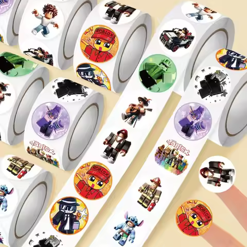 500pcs/set Creativity ROBLOX Avatar Curly Sticker Roblox Creative Game Two-dimensional Peripheral Ha