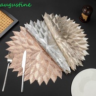 AUGUSTINE 4Pcs Place Mats, Elegant Delicate Insulation Pad, Picnic Tablecloth Distinctive Decorative