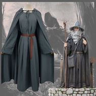 Gandalf Gandalf Wizard Lord of The Ringgss Hobbit Cosplay Costume Thin Cotton and Linen Cloak