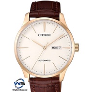 Citizen NH8353-18A NH8353-18 Automatic Leather Analog Men's Watch