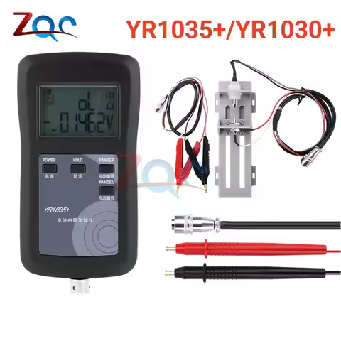 4-Wire YR1035+ High Precision Lithium Battery Internal Resistance Tester Ohm Meter 100V Battery Test