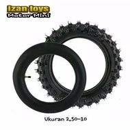 Ban mini trail/ban motor mini trail ukuran 2.50-10