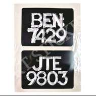 NO PLATE MOTOR TIMAH LELEH (RIBET)