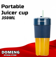 DOMENG Electric fruit juicer blender juice mixer mini Wireless Portable household USB Charging 10 Bl