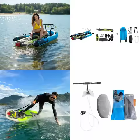 RUSH WAVE Easy Assembly Surf Boat Z2 Rider H1 Electric Surfboard Offshore Waters Sports Combo Kit wi