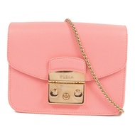 Furla 牛皮皮革Metropolis Mini Bag金扣鏈帶肩背袋