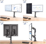 North Bayou G-32 Twin Dual Monitor Stand for 22 to 32 inch Full Motion
