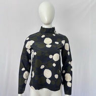 COS Vintage Y2k Abstract Polkadot High Neck Top Pinterest Aesthetic Blouse