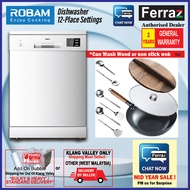 Robam W602W 12-Place Settings Freestanding Dishwasher / Robam W602S 12-Place Settings Freestanding D
