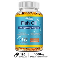 Omega 3 Fish Oil Capsules DHA at EPA Rich Supplement para sa Tulong sa Pagsuporta sa Kalusugan ng Pu