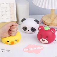 ♕ Cute Cat Decompression Toys 3d Elastic Jelly Desktop Decoration Mochi Squishy Toys Stress Reliever Toys Girls Birthday Gifts ♕