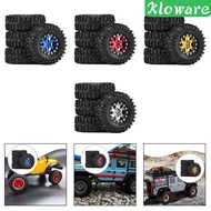 [Kloware] Tires Replace Parts High Performance 4Pcs Sturdy DIY for 1:18 -18 SCX24