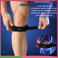 LUCKY-EBINLANDS Patella Support Strap, Black 37.2cm Knee Support Strap, High Quality Protective Gear