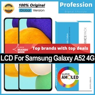 100% Original 6.5'' AMOLED Display for Samsung Galaxy A52 4G A525F A525M A525M/DS LCD Touch Screen D