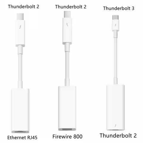 Firewire 800 to thunderbolt 2 Adapter Thunderbolt 3 To RJ45 Fire 1394B Suitable For Mac Computers Eq