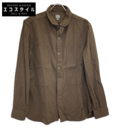 Momotaro Jeans 橄欖綠棉羊毛軍用工作襯衫，42碼 [二手]