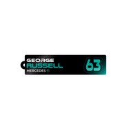 GANTUNGAN Slipstream - F1 Keychain Driver George Russell Keychain Acrylic Acrylic Keychain