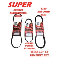 PROTON WIRA 1.3、1.5 4PK870、4PK595、3320 FAN BELT GAIDO
