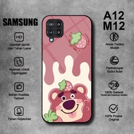 HP Softcase Glass Kaca SAMSUNG A12 M12 LOTSO Motifhp - SAMSUNG A12 Case - SAMSUNG M12 Casing