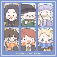 Kawaii ID CARD protector sleeve, Hogwarts series CARD sleeve, portable proximity CARD sleeve, bus CA