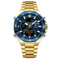 POEDAGAR CE101 New Men's Watch Fashion Electronic Dual Display Waterproof Luminous Sports