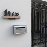 Singapore HDB Door Signage Unit Number Signage 财神爷Customised Unit Sign door sign/unit number signage