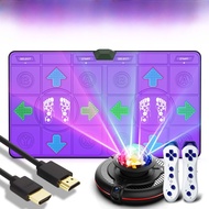 Wireless Dancing Mat 2 คน ลดน้ำหนัก ดู TV กล้องรับภาพความคมชัดสูง ผ้าปูพื้นสำหรับเล่นเกมส์ อุปกรณ์ออ