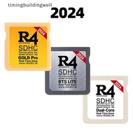 Twsg 2024 For NDS Game Card For R4I SDHC TF Card R4 SDHC Gold Pro Card Video Game Card Gold White Si
