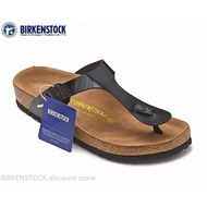 Birkenstock gizehmen's black glass slippers classic look Men's Women's Slippers34-46