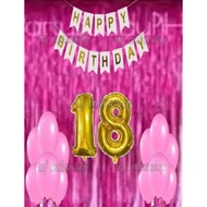 rdj 8006 18th birthday set party decorations