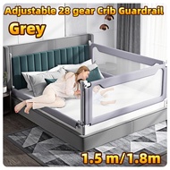 Baby Bed Rail Guard Fence - Toddler Children Safety Bedrail Side Bed Bumper - Vertical Lift 28 Adjus