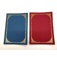 CARDBOARD CERTIFICATE FOLDER A4
