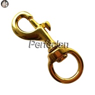 IP [perfeclanMY] Diving Brass Round Bolt Hook for Backpack Keychain