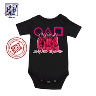 Baby clothes jumper baby kids short SQUID GAME / SQUIDGAME NETFLIX tee writing age 0 1 2 3 4 5 6 7 8