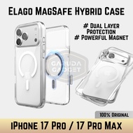 Case iphone 17 Pro Max Elago Hybrid Magsafe Case Magnetic Casing Full Clear Cover Shockproof Origina