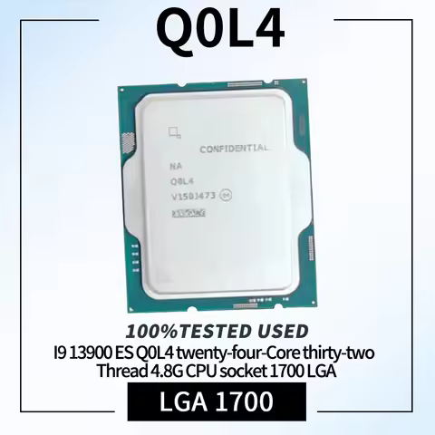 100% Tested Core I9 13900 ES Q0L4 twenty-four-Core thirty-two Thread 4.8G CPU socket 1700 LGA