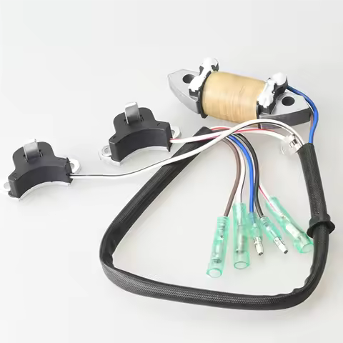 For Yamaha 25HP 30HP 2 Stroke Boat Motor Engine Parts–69P-85541-19 Charge Coil Coil Pulser Assy 61N-