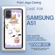 Case latest samsung a51 aesthetic cute 8 cartoon art streetwear cool cute boy casing luxury girl'shp