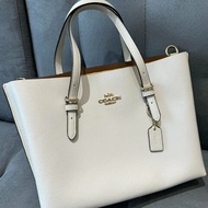 【🇯🇵購入 包況優🤍】Coach Mollie Tote 25 荔枝紋皮革托特包