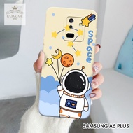 HP Samsung A6 Plus Case - Rajacase - Samsung A6 Plus casing - Astronaut Motif case - Cellphone prote