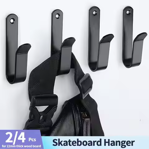 2/4 Pcs Snowboard Wall Mount Clips Solid Steel Snowboard Display Wall Mount Snowboard Storage Displa