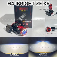 H4 IBRIGHT ZE X5 Headlight Complete with Blue Lens Cooling Fan