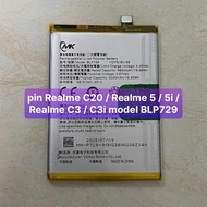 pin Realme C20 / Realme 5 / Realme 5i / Realme C3 / Realme C3i / mã BLP729 (zin) lắp chung