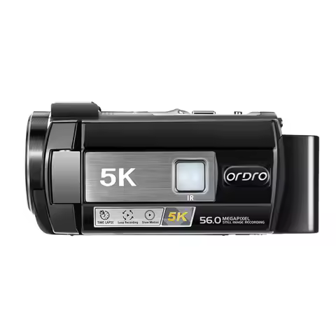 Ordro 5K Digital Video Camcorder Infrared Night Vision Vlog Camera 2024 New Arrivals Camara Support 