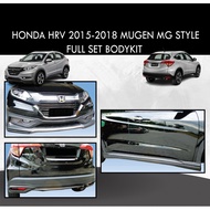 HONDA HRV 2015-2018 MUGEN MG STYLE FULL SET BODYKIT BODYKIT FRONT SKIRT, SIDE SKIRT, REAR SKIRT MATE