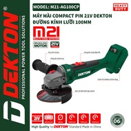 Máy mài góc pin DEKTON M21-AG100CP COMPACT (Chưa có pin sạc)