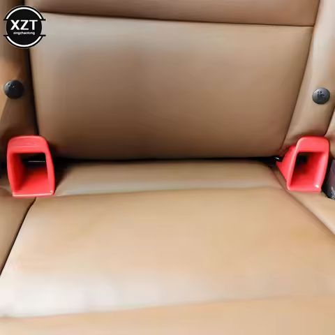 2PCS Car Baby Seat ISOFIX Latch Belt Connector Guide Groove 2pcs Car Baby Seat Belt Connector ISOFIX