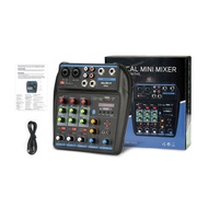 NEW BAXS MX04BT Audio Mixer equalizer Profesional Mixer audio 4 channel murah 4-Saluran  EQ 16 DSP e