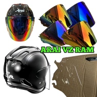 HELMET VISOR ARAI VZ RAM VAS-Z RAM-X VZ-RAM SZ-R VAS SZ-R VEO OPEN FACE REVO SIANG MALAM ANTI UV ARA