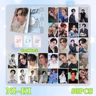 50ชิ้น/กล่อง ENHYPEN บัตรเลเซอร์รูปภาพ Sunghoon JUNGWON SUNOO JAKE JAY การ์ด LOMO โฮโลแกรมอัลบั้มเคป